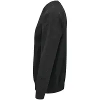 Свитшот унисекс Space, черный меланж, размер L