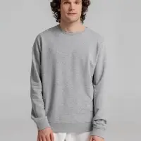 Свитшот унисекс BNC Inspire (Organic), серый меланж, размер S