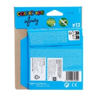 Карандаши 12 цветов Maped COLOR'PEPS INFINITY, корпус треугольный, ударопрочный грифель, в картонной коробке Карандаши 12 цветов Maped COLOR'PEPS INFINITY, корпус треугольный, ударопрочный грифель, в картонной коробке