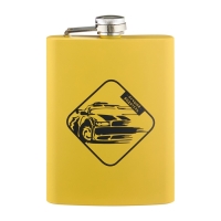 Фляжка для алкоголя "Лучший водитель", нержавеющая сталь, подарочная, 240 мл, 8 oz Фляжка для алкоголя "Лучший водитель", нержавеющая сталь, подарочная, 240 мл, 8 oz