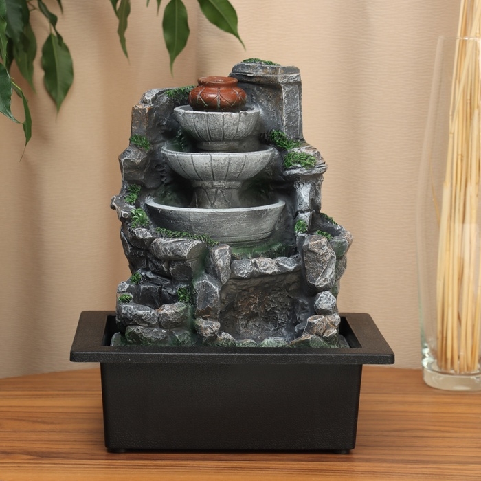 Фонтан Фонтан "Античность" 27х23 см (с подсветкой, без шарика)