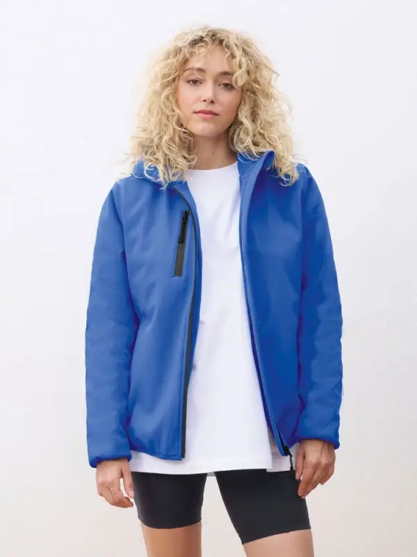 Куртка софтшелл с капюшоном женская Falcon Women, темно-серая, размер S