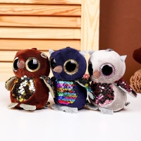 Мягкая игрушка &laquo;Сова&raquo;, на брелоке, 10 см, цвета МИКС