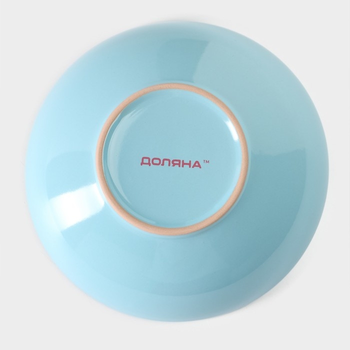 Миска керамическая Доляна «Пастель», 700 мл, d=18 см, цвет голубой Миска керамическая Доляна «Пастель», 700 мл, d=18 см, цвет голубой