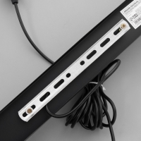 Светильник BayerLux Подвес "Вартона" 3хLED 18Вт 4000К черный золото 50х4х30-180см