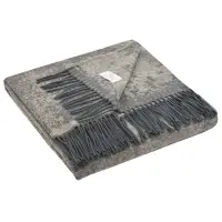 Плед Magnolia, серый с бежевым Плед Magnolia, серый с бежевым