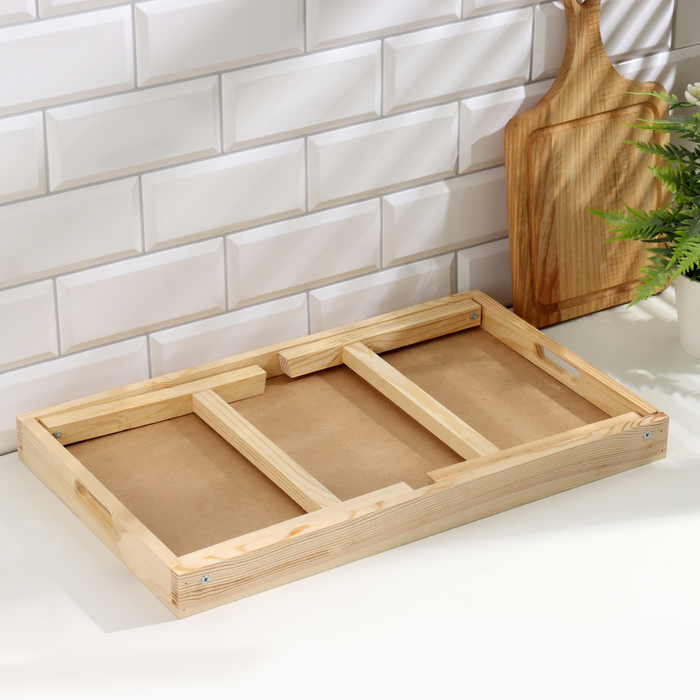 Столик для завтрака складной, 50&times;30см, с ручками