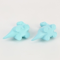 Миниатюра кукольная &laquo;Динозаврик&raquo;, набор 2 шт., размер 1 шт. &mdash; 3,5 &times; 5 &times; 2 см, цвет голубой