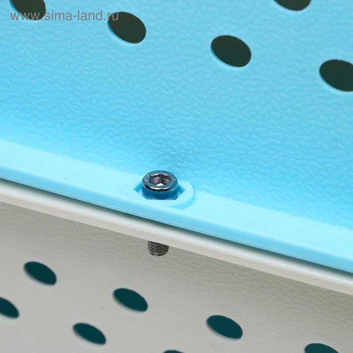 Переноска для животных пластиковая, 47,5 х 33 х 31 см, голубая Переноска для животных пластиковая, 47,5 х 33 х 31 см, голубая