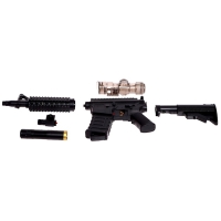 Штурмовая винтовка M4, стреляет орбизами, работает от аккумулятора