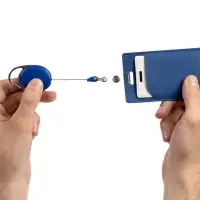 Ретрактор Access New с карабином, синий Ретрактор Access New с карабином, синий