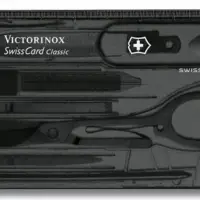 Набор инструментов SwissCard, полупрозрачный черный