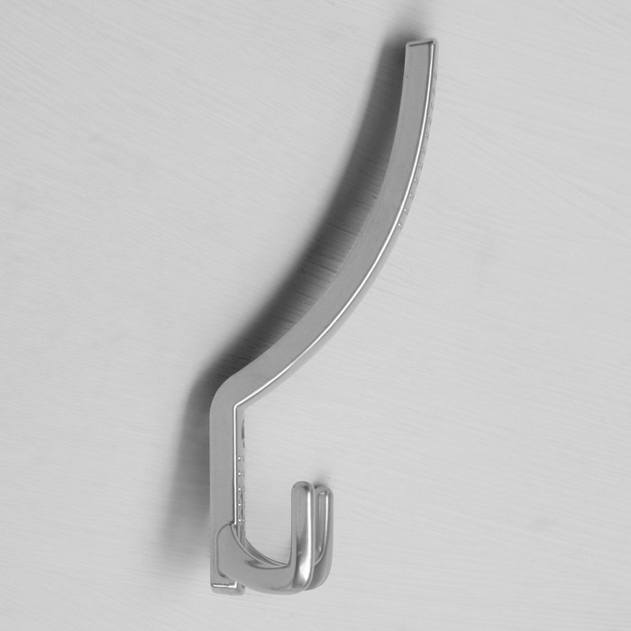 Крючок-вешалка №11, цвет хром, 30 шт