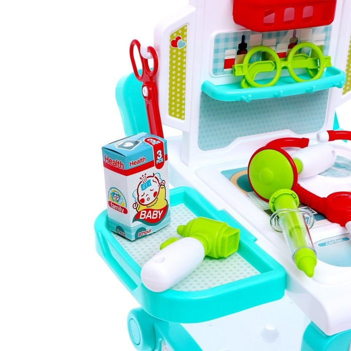 Игровой набор доктора &laquo;Столик доктора&raquo; с аксессуарами, 3 варианта сборки