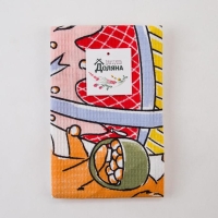 Полотенце Доляна &laquo;Пасхальные яйца&raquo; 35х60 см, 100% хлопок, вафля