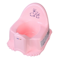 Горшок детский музыкальный &laquo;Кролики&raquo;, цвет розовый