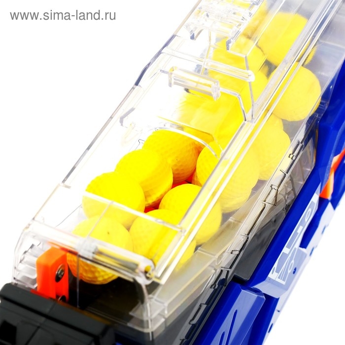 Бластер «Рейн», стреляет мягкими пулями, работает от батареек Бластер «Рейн», стреляет мягкими пулями, работает от батареек