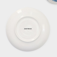 Сервиз фарфоровый чайный Доляна &laquo;Звёздная ночь&raquo;, 12 предметов: 6 чашек 250 мл, 6 блюдец d=15 см