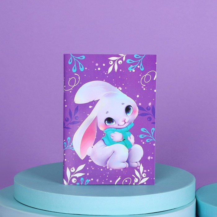 Подарочный набор для девочки &laquo;Зайчик&raquo;, сумка,набор резинок,блокнот,тату