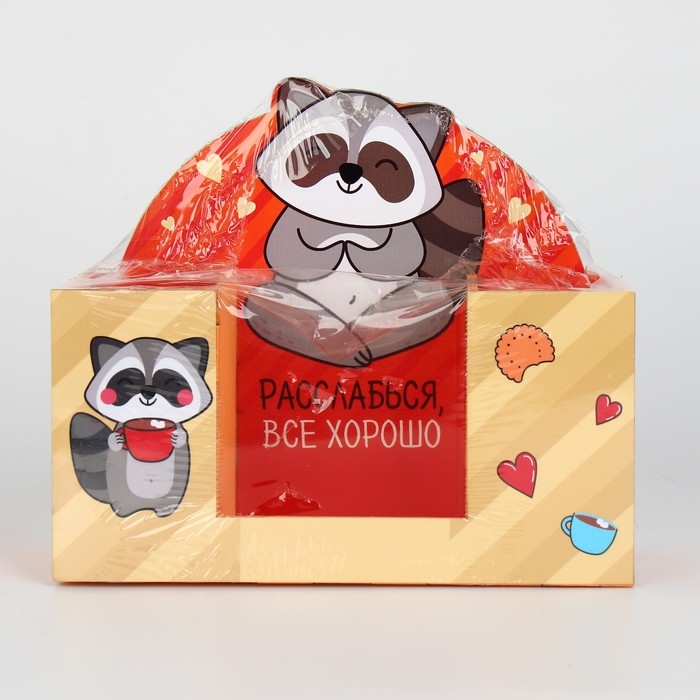 Органайзер для канцелярии &laquo;Расслабься, всё хорошо&raquo; енот