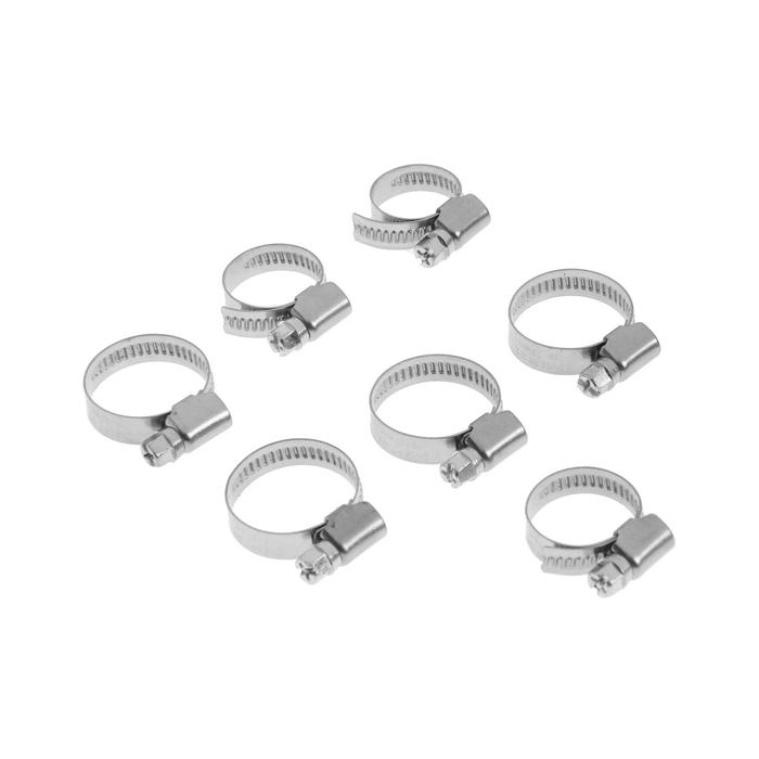 Хомут червячный "Симтек", диаметр 16-25 мм, нержавеющая сталь, в блистере, 7 шт.