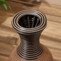 Ваза плетёная, напольная 24х24х60 см  (+/- 2 см)