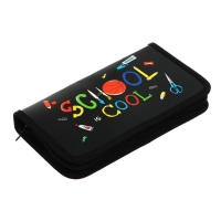 Пенал 1 секция 115 х 205 х 30 мм, Calligrata "School", ламинированный картон