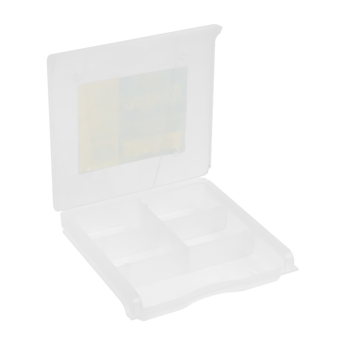 Органайзер с защелкой ТУНДРА, 5 отделений, 116 х 110 х 22 мм, пластиковый Органайзер с защелкой ТУНДРА, 5 отделений, 116 х 110 х 22 мм, пластиковый