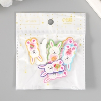 Декор для творчества дерево "Кролик с яйцом" набор 10 шт 4х1,8 см Декор для творчества дерево "Кролик с яйцом" набор 10 шт 4х1,8 см