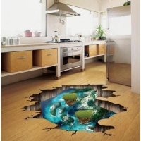 Наклейка 3Д интерьерная Пропасть 90*60см Наклейка 3Д интерьерная Пропасть 90*60см