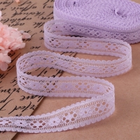 Кружево капроновое, 22 мм × 10 ± 1 м, цвет сиреневый Кружево капроновое, 22 мм × 10 ± 1 м, цвет сиреневый