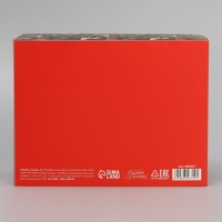 Коробка подарочная новогодняя складная &laquo;Снегири&raquo;, 20 х 15 х 8 см, Новый год