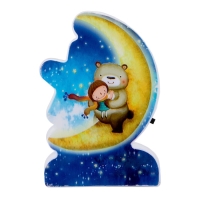 Ночник пластик"Веселые Зверята" 3 диода 220В МИКС 9х6х6,2 см RISALUX Ночник пластик"Веселые Зверята" 3 диода 220В МИКС 9х6х6,2 см RISALUX