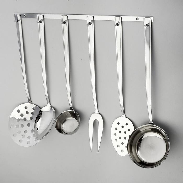 Набор кухонный &laquo;Торжество&raquo;, d=35 см, h=30 см толщина 2,5 мм, коробке, 6 предметов