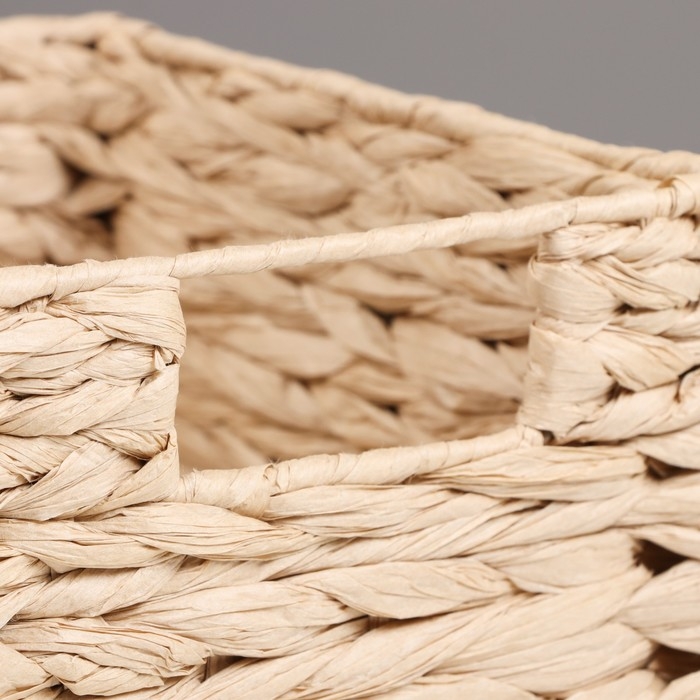 Корзина стеллажная "Колос", 25х19х17 см, бежеый