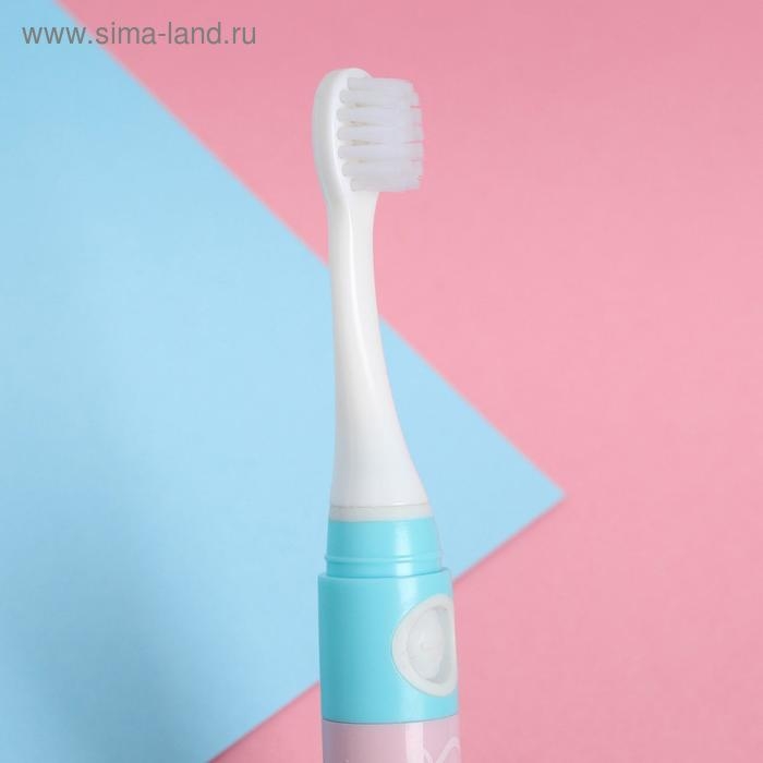 Зубная щётка детская электрическая &laquo;Доброе утро&raquo;, LP-002, 19,2 х 5,5 см.