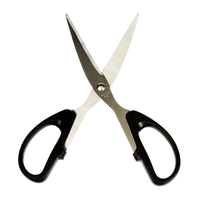 Ножницы канцелярские 17,4см Офис пластиковые ручки, европодвес Ножницы канцелярские 17,4см Офис пластиковые ручки, европодвес