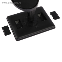 Зеркало Luazon KZ-06, подсветка, 26.5×16×12 см, 4хАА, 22 диода, сенсорная кнопка, черное Зеркало Luazon KZ-06, подсветка, 26.5×16×12 см, 4хАА, 22 диода, сенсорная кнопка, черное