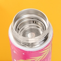 Термос с индикатором температуры &laquo;Живи ярко&raquo;, 500 мл, сохраняет тепло 8-10 ч