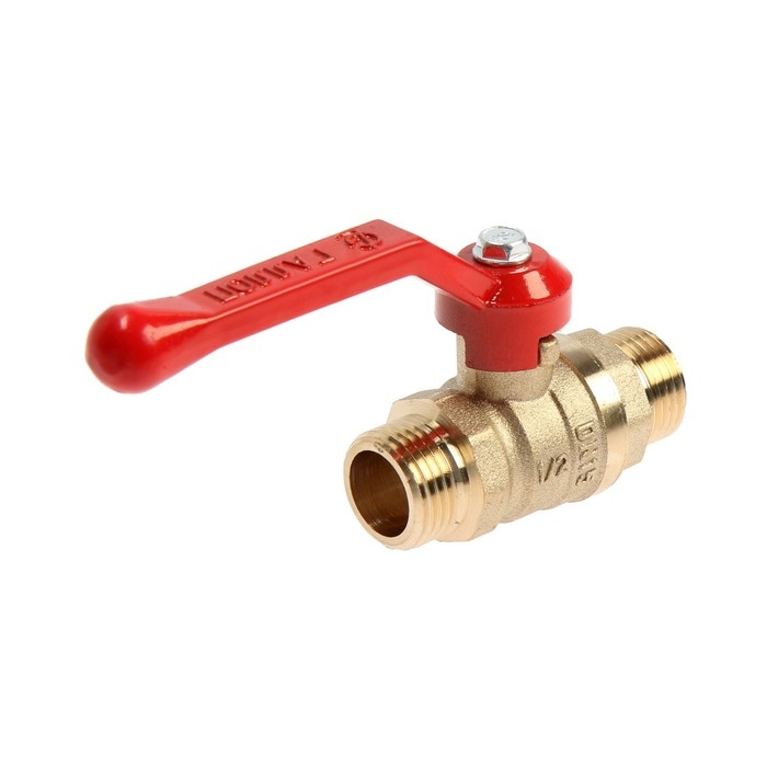 Кран шаровой "ГАЛЛОП" ПРАКТИК DN-15 223, наружная/наружная резьба 1/2", ручка