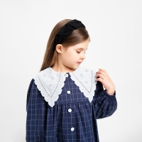 Платье детское с воротником KAFTAN, р.34 (122-128 см), синий