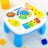 Детский музыкальный столик, звуковые эффекты, работает от батареек Детский музыкальный столик, звуковые эффекты, работает от батареек