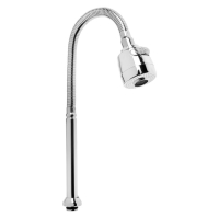 Излив для смесителя ZEIN, 3/4", гибкий, 2-х режимный аэратор , нержавеющая сталь, хром