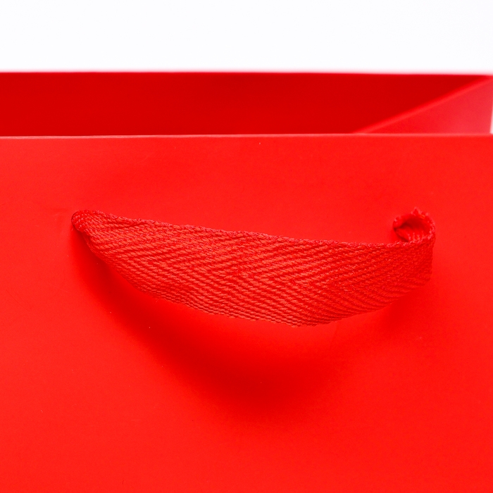 Пакет под торт 20 х 20 х 20 см, красный, 1шт