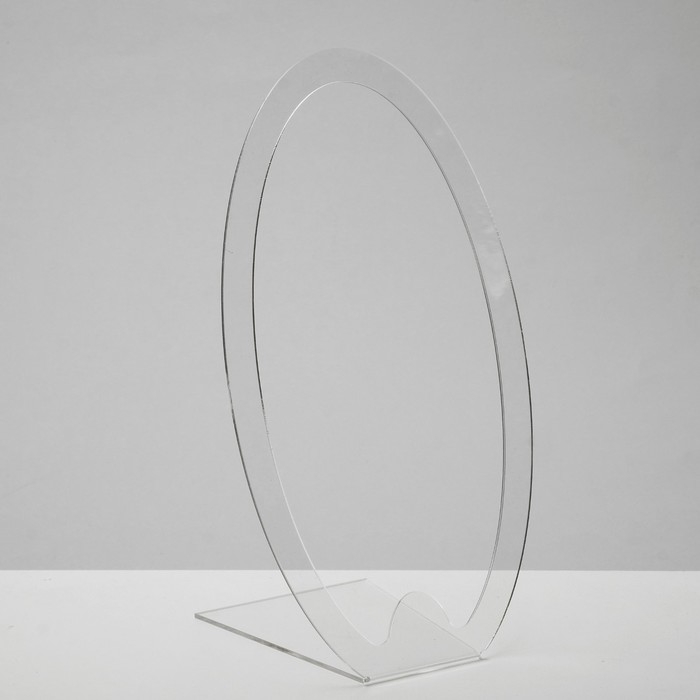 Подставка под заколки 13&times;10&times;23 см, оргстекло 2 мм, цвет прозрачный В ЗАЩИТНОЙ ПЛЁНКЕ
