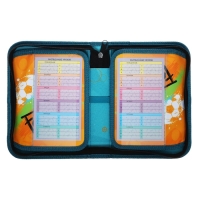 Пенал 1 секция, 140 х 200 х 40 мм, 2 откидные планки, тканевый, ПКТ 09-20 "Футбол" 70580 Пенал 1 секция, 140 х 200 х 40 мм, 2 откидные планки, тканевый, ПКТ 09-20 "Футбол" 70580