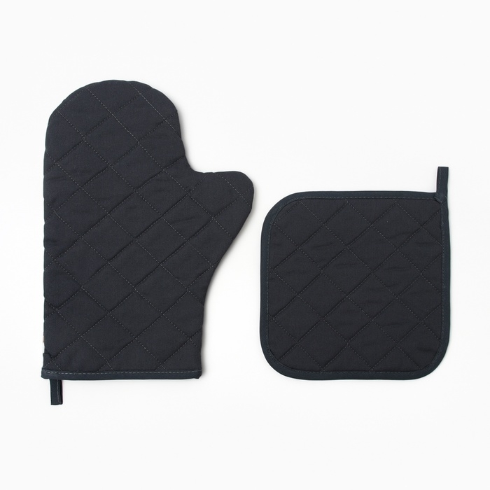 Набор кух. Этель Winter village варежка 20х28см, прихватка 19х19см,100%хл