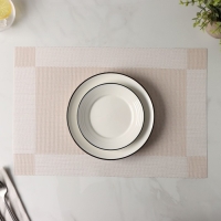 Салфетка сервировочная на стол Доляна «Шахматы», 45×30 см, цвет бежевый Салфетка сервировочная на стол Доляна «Шахматы», 45×30 см, цвет бежевый