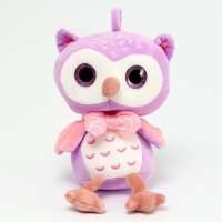 Мягкая игрушка &laquo;Совёнок&raquo;, 23 см, цвет фиолетовый