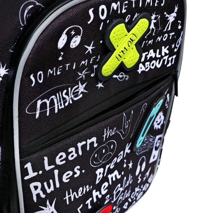 Рюкзак молодежный Феникс 43*30*14 дев Рюкзак молодежный Феникс 43*30*14 дев "Панк" черн 64145